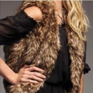 Faux Fur Vest Rezrekshn by Esther Chen